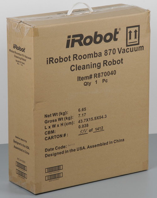 робот-пылесос iRobot Roomba 870, коробка