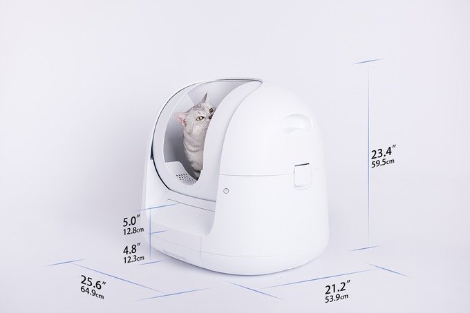 На выпуск кошачьего туалета Footloose с искусственным интеллектом всего за три дня собрано более 500 000 долларов