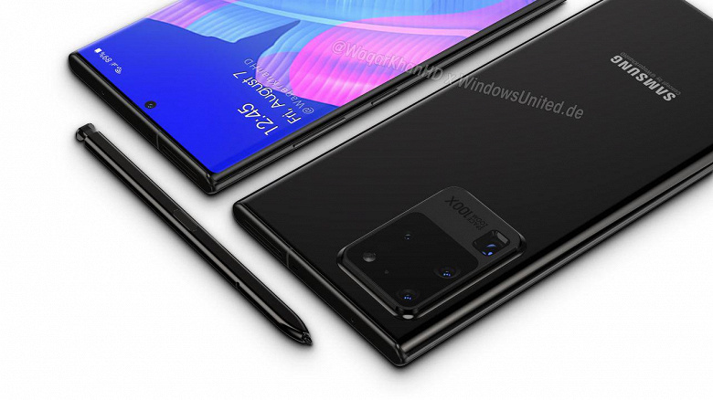 Samsung Galaxy Note 20 Ultra получит первый в истории экран LTPO с частотой 120 Гц