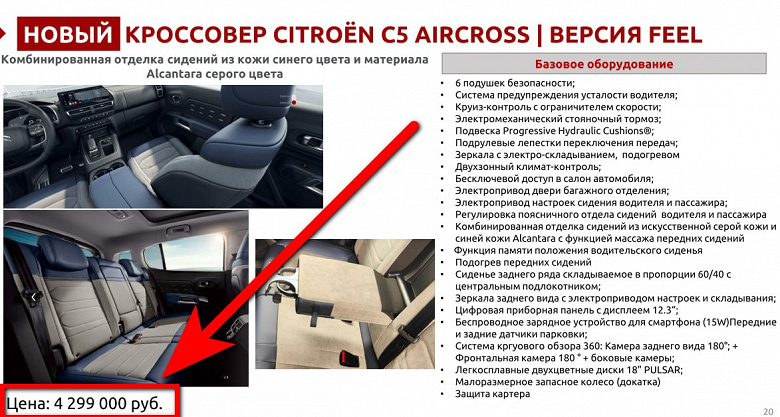 В России началось производство современных европейских кроссоверов Citroёn C5 Aircross с 3-летней гарантией. Цена выросла ещё до начала продаж