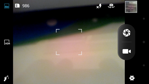 Обзор Fly IQ444 Diamond 2. Скриншоты. Настройки камеры