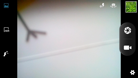 Обзор Fly IQ451. Скриншоты. Настройки камеры