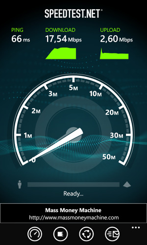 Скорость работы 3G в Nokia Lumia 925