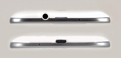 Обзор Samsung Galaxy S 3. Верхний и нижний торцы корпуса коммуникатора
