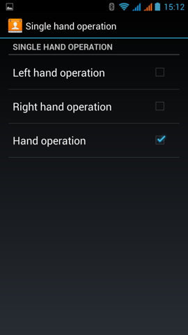 Обзор ThL W8. Скриншоты. Настройки помощника по управлению смартфоном одной рукой