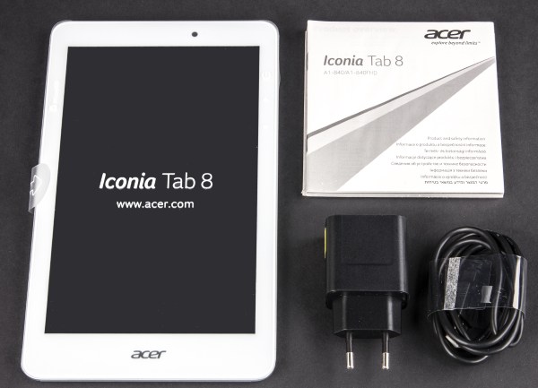 Коробка планшета Acer Iconia Tab 8 (A1-840FHD)