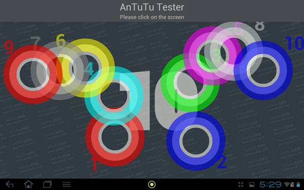 Результаты теста AnTuTu Tester на планшете Acer Iconia Tab A701