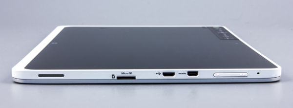 Правая грань планшета Acer Iconia Tab W510
