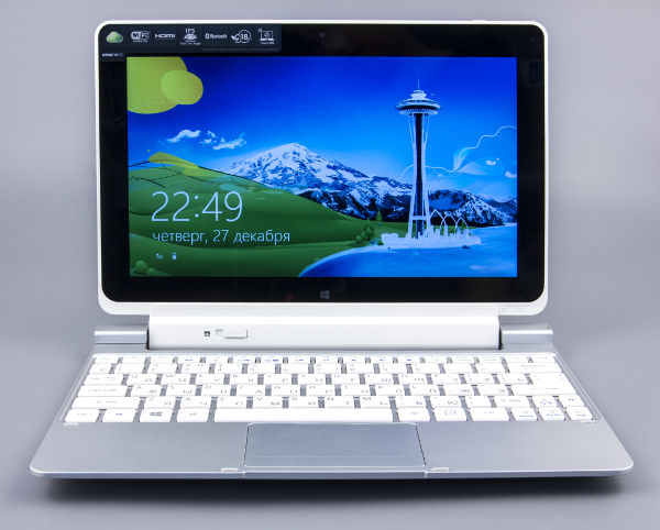 Внешний вид планшета Acer Iconia Tab W510