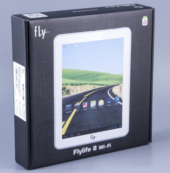 Коробка планшета Fly Flylife 8