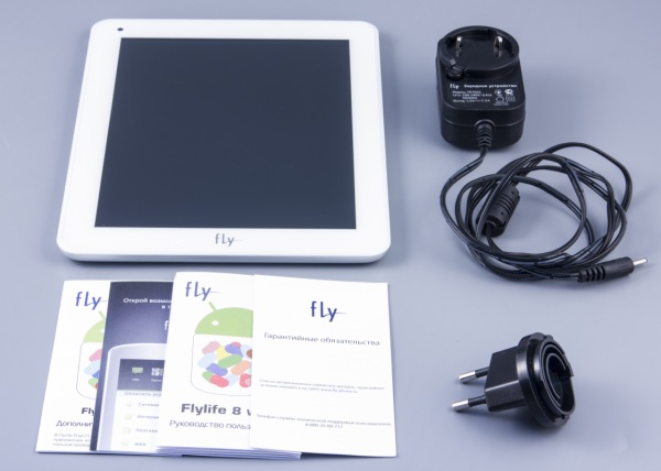 Комплектация планшета Fly Flylife 8