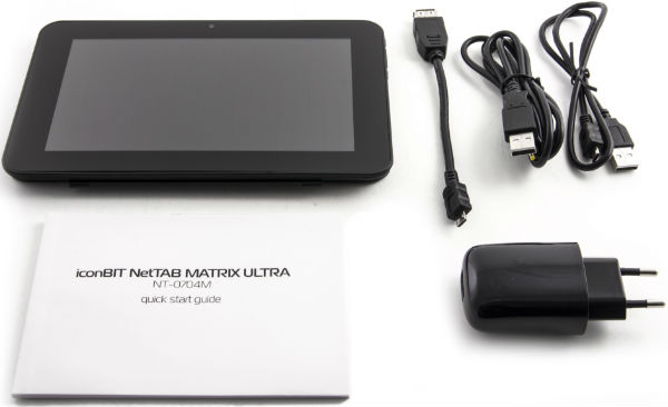Комплектация планшета iconBIT NetTAB Matrix Ultra NT-0704M