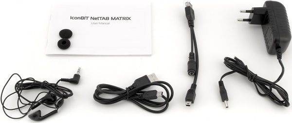 Комплектация планшета iconBIT NetTAB Matrix
