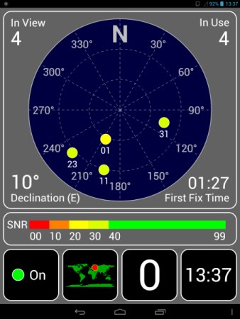 Работа GPS в планшете Iconbit Nettab Skat 3G Quad