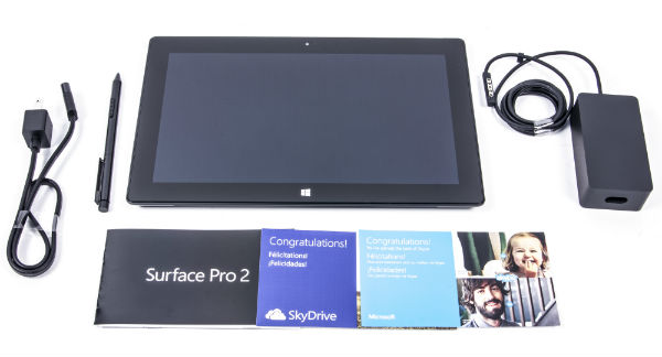 Комплектация планшета Microsoft Surface Pro 2