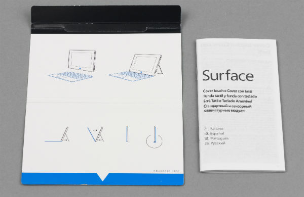 Комплектация планшета Microsoft Surface RT