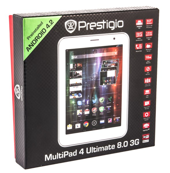Коробка планшета Prestigio MultiPad 4 Ultimate 8.0 3G