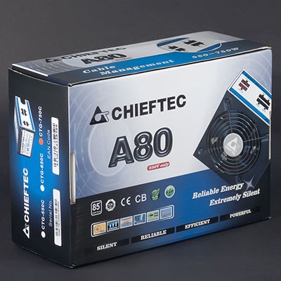 Упаковка блока питания Chieftec CTG-750C