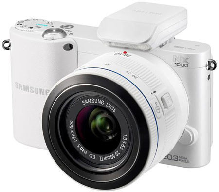 Представлены камеры Samsung NX20, NX210 и NX1000