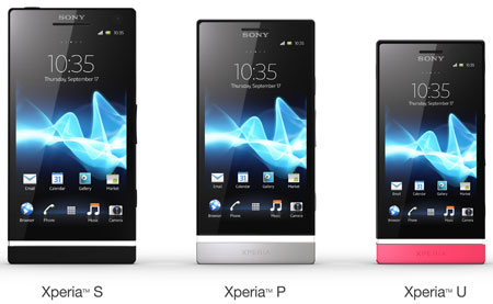 Семейство смартфонов Sony Xperia: S, P и U
