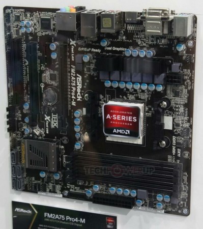 Системная плата ASRock FM2A75 Pro4-M