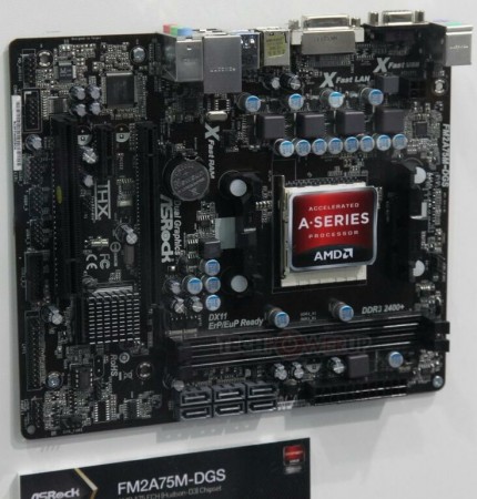 Системная плата ASRock FM2A75M-DGS