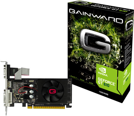 В серию 3D-карт Gainward GeForce GT 600 вошло семь изделий, включая модель с пассивным охлаждением