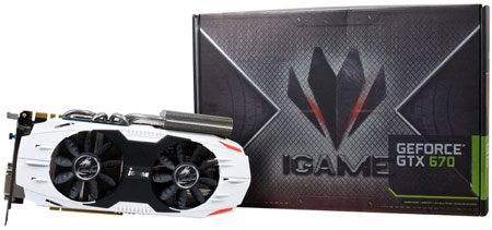 Colorful готовит к выпуску 3D-карту GeForce GTX 670 iGame Edition