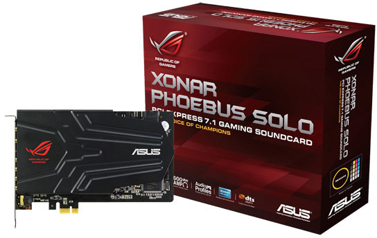 Звуковая карта Asus ROG Xonar Phoebus Solo характеризуется отношением сигнал/шум 118 дБ