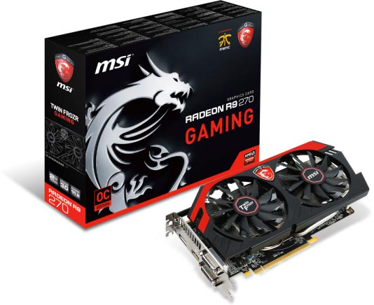 3D- MSI R9 270 Gaming 2G    Twin Frozr IV