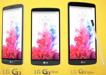 LG G3 Stylus    Samsung Galaxy Note 4