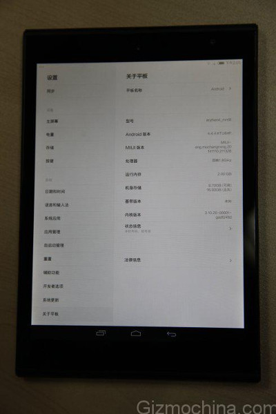 По предварительным данным, в конфигурацию Xiaomi MiPad 2 войдет 2 ГБ оперативной памяти