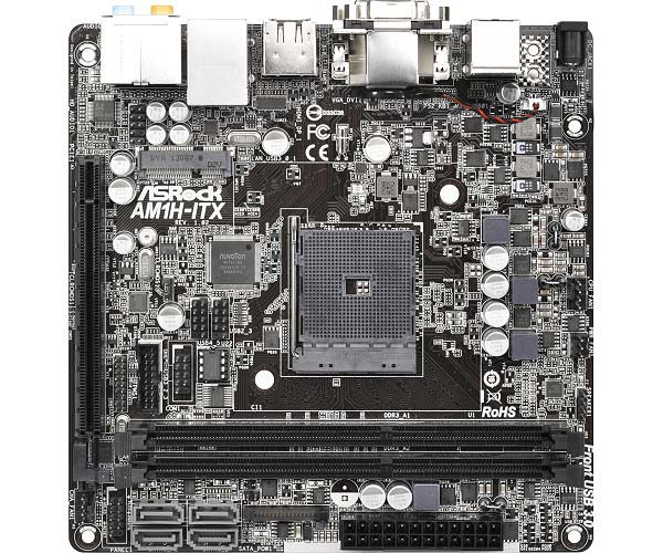   ASRock AM1H-ITX   D-Sub, DVI-D, HDMI  DisplayPort 1.2