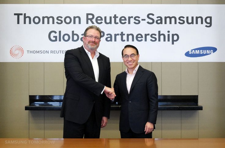 Samsung объявила о сотрудничестве с Thomson Reuters