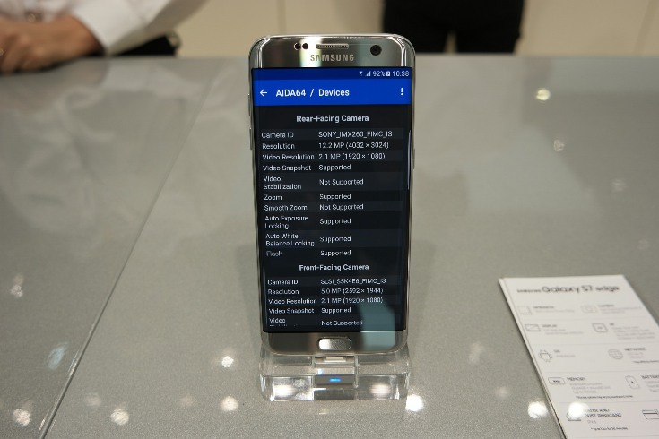 В смартфонах Samsung Galaxy S7 edge используются датчики Sony IMX260