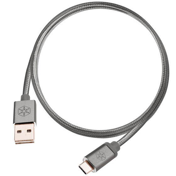 Кабель SilverStone CPU04 оборудован разъемами USB-A и USB-C, нечувствительными к ориентации