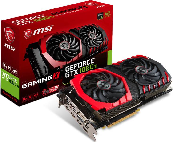 3D-карта MSI GeForce GTX 1080 Ti Gaming X