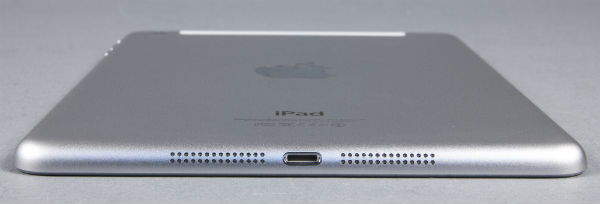 Нижняя грань iPad mini с дисплеем Retina