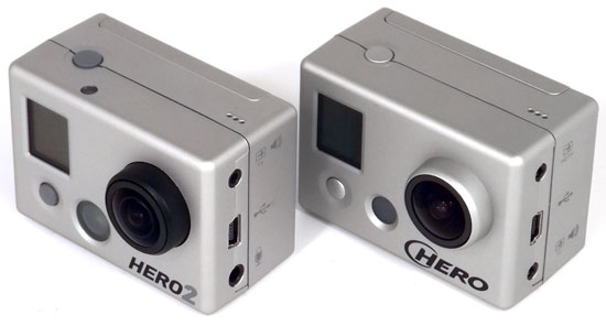 видеокамеры для экстремальных съёмок GoPro HD Hero и GoPro HD Hero 2