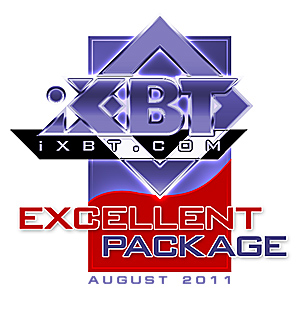 Excellent Package - iXBT.com Editors Award