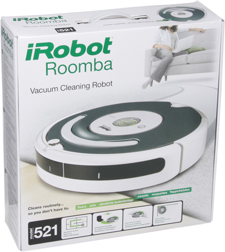 Робот-пылесос iRobot Roomba 521, коробка