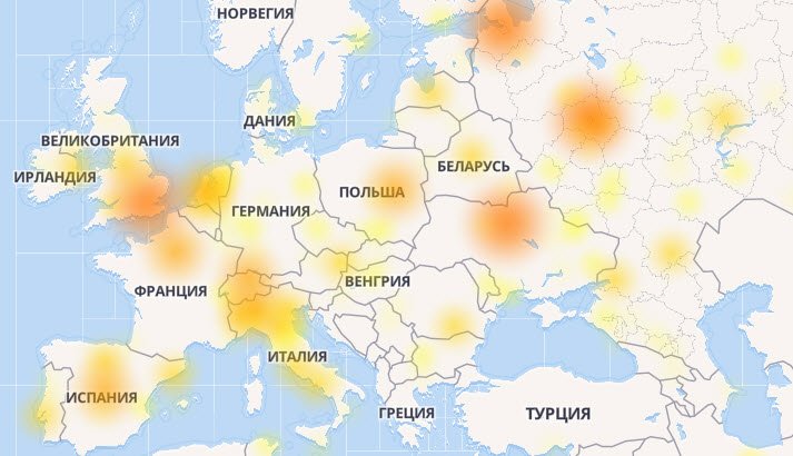 Карта россии германии