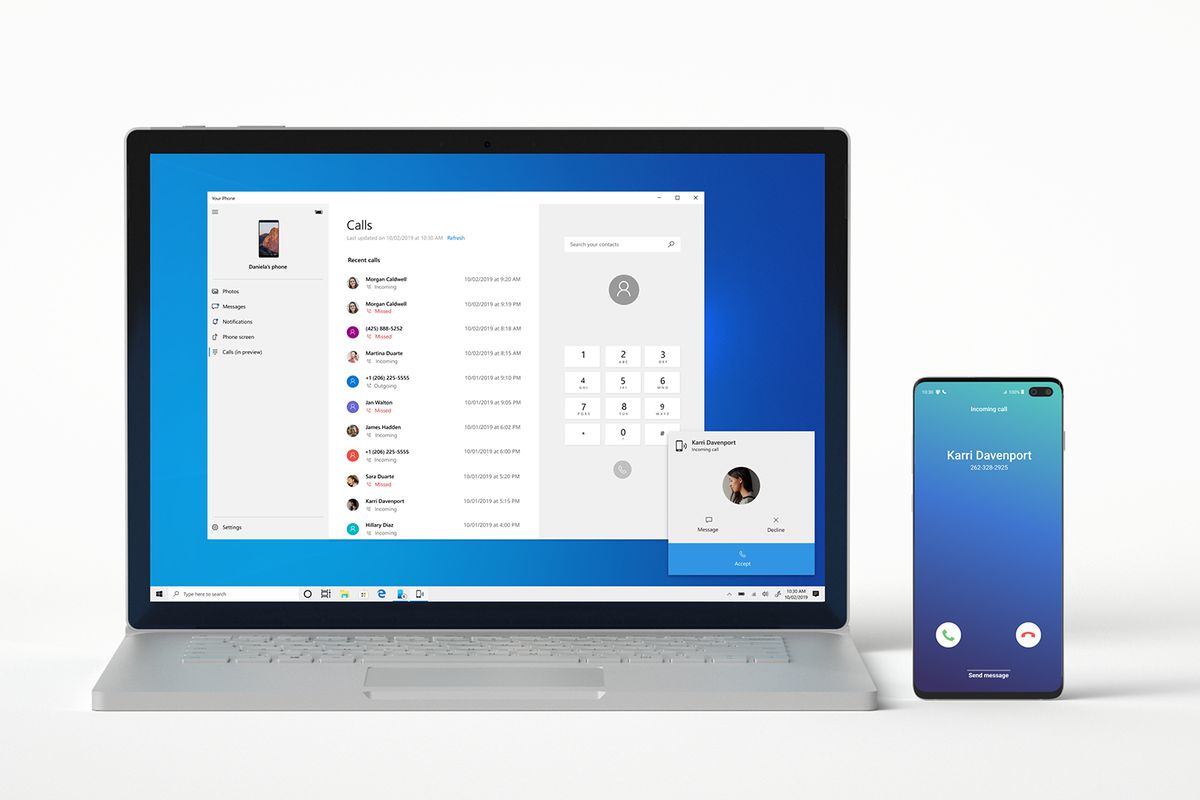 Windows 10 стала еще ближе к macOS. Добавлены звонки со смартфона на ПК
