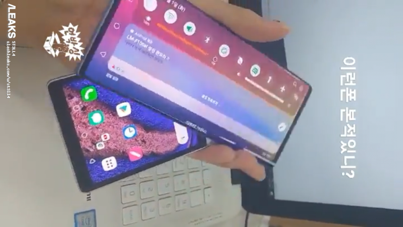 Диковинный смартфон LG Wing с поворотным экраном позирует вживую