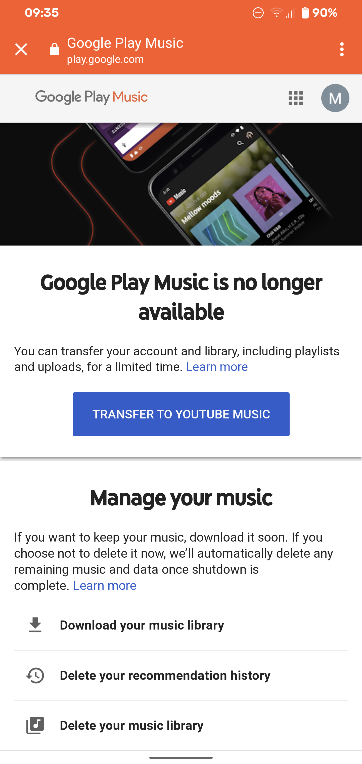 Этот день настал. Google Play Music окончательно и бесповоротно мёртв -  iXBT.com - 22 октября - Медиаплатформа МирТесен