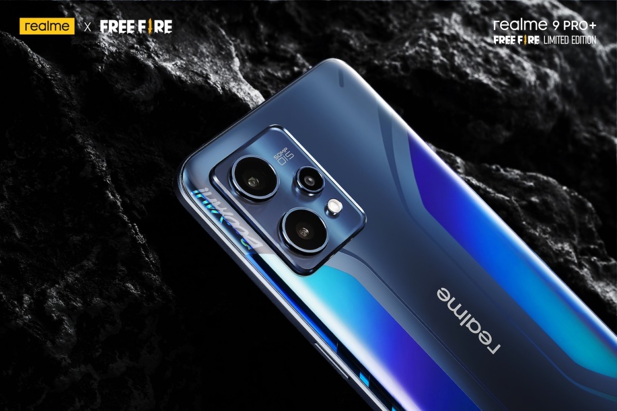 Realme 9 Pro+ Free Fire Limited Edition выйдет 12 апреля. Опубликованы  качественные изображения