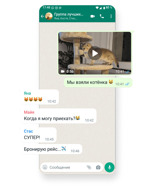 Роскомнадзор внёс WhatsApp* в реестр организаторов распространения информации. Теперь ФСБ может требовать доступ к переписке пользователей