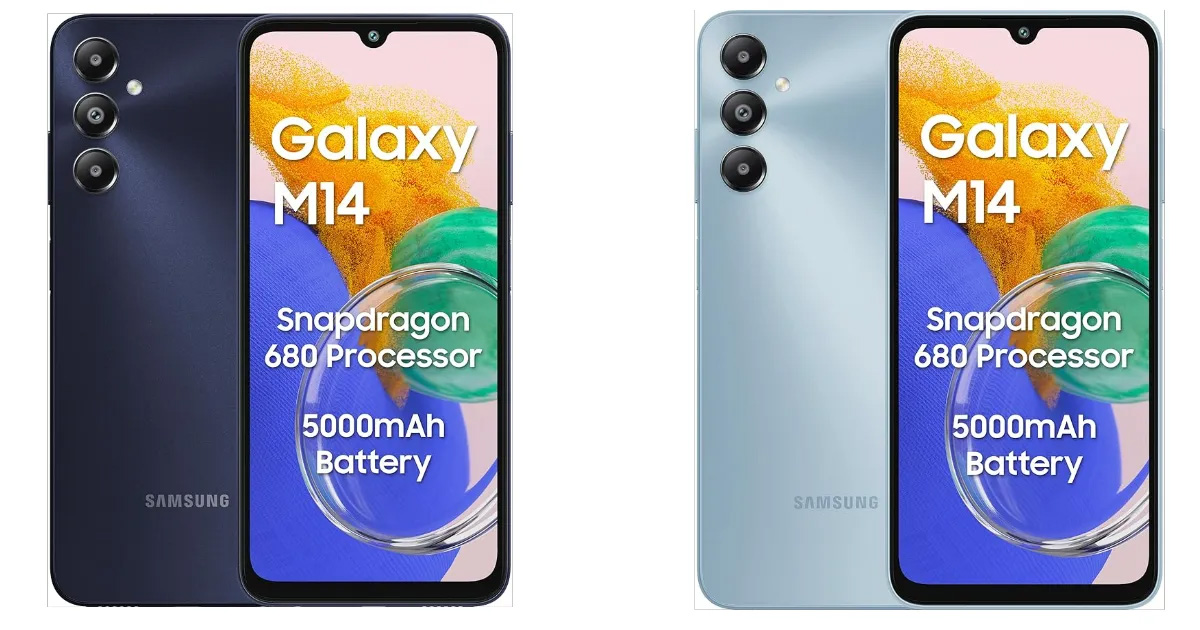 Большой экран 6,7 дюйма, 90 Гц, Snapdragon 680, 50 Мп, 5000 мА·ч — дёшево. Представлен Samsung Galaxy M14 4G