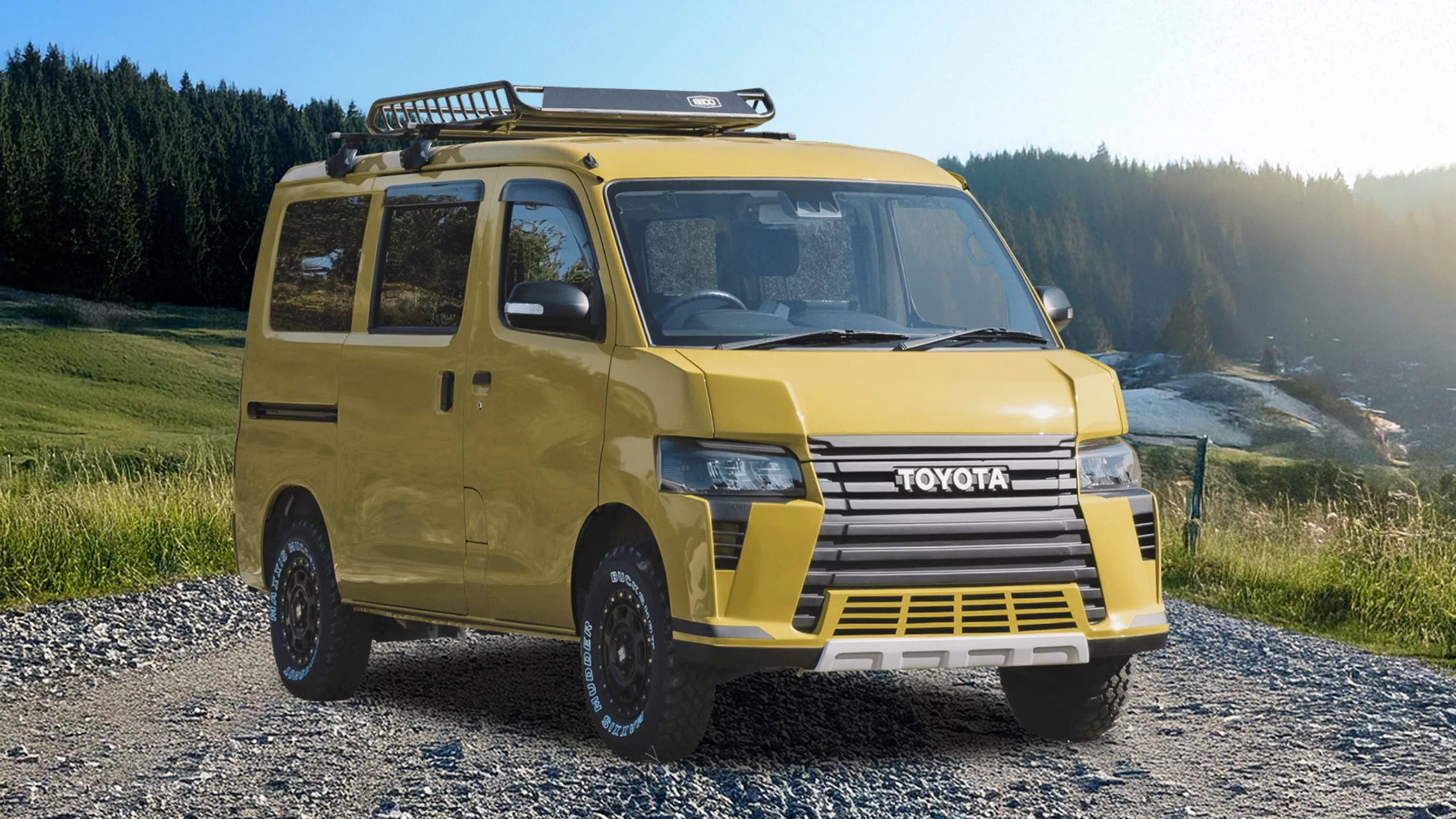 «Папамама» превратил Toyota Town Ace в полноприводный внедорожник с «лицом» Lexus GX