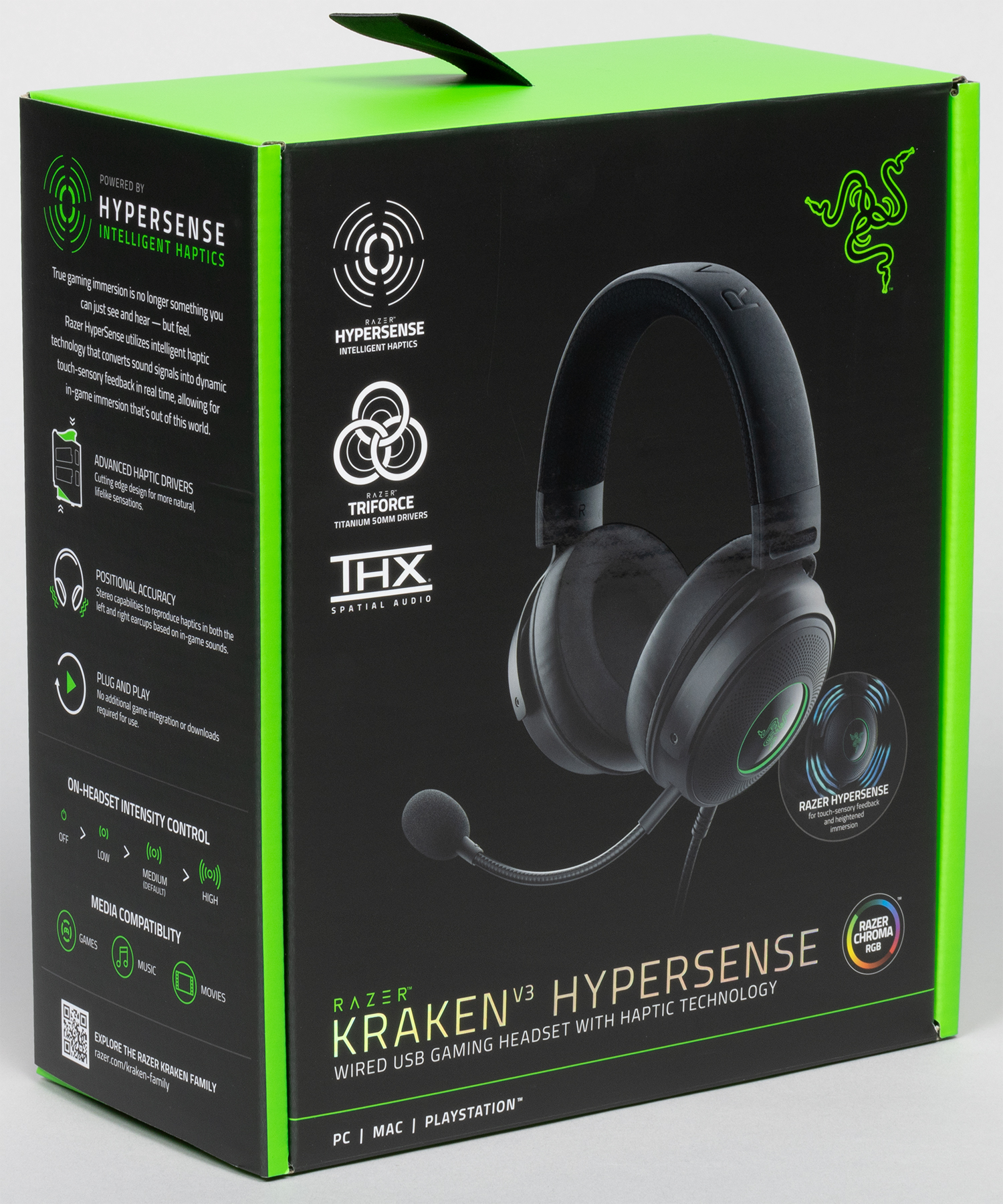 Обзор игровых гарнитур Razer Kraken V3 и Razer Kraken V3 HyperSense